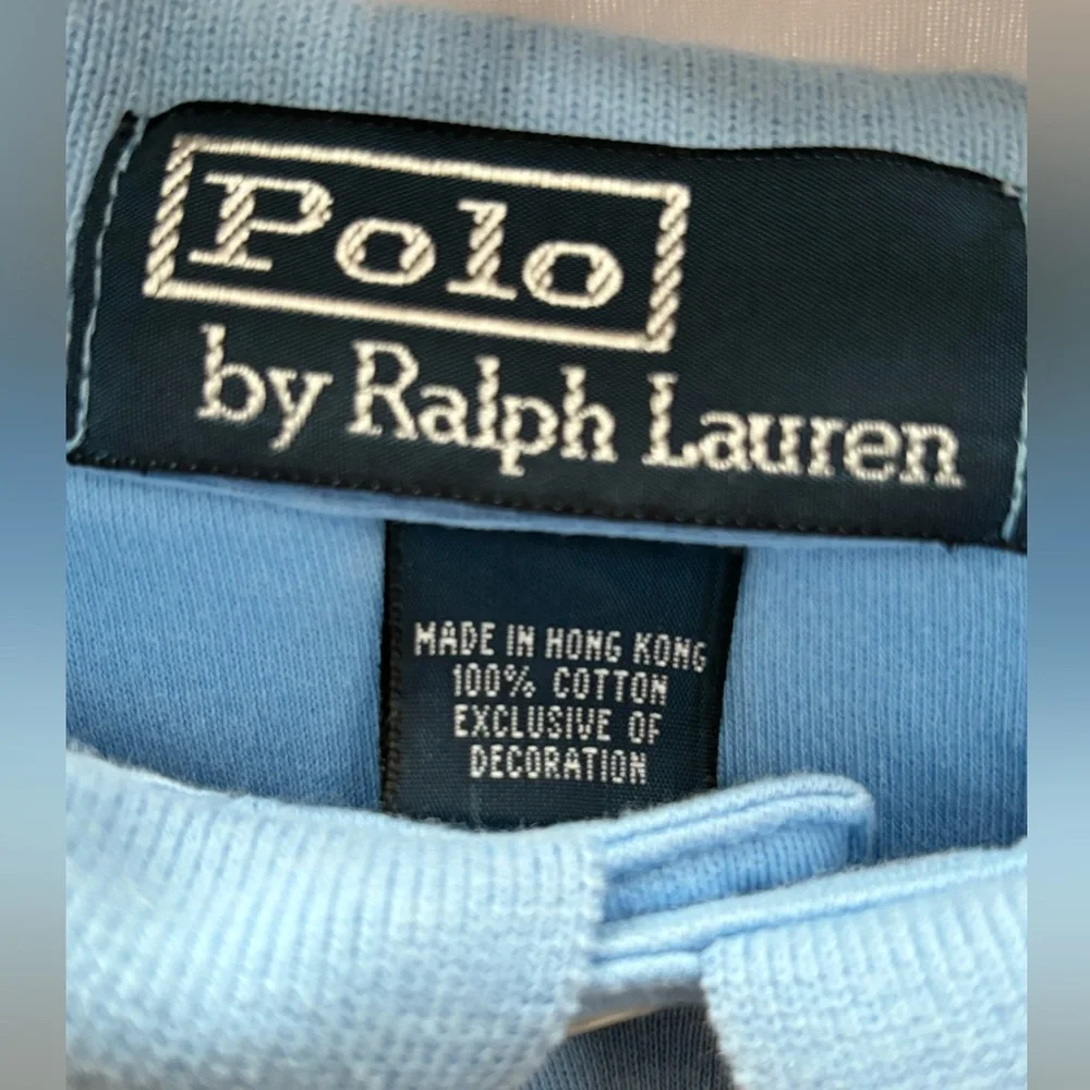 Polo by Ralph Lauren Light‎ Blue Polo Shirt XL